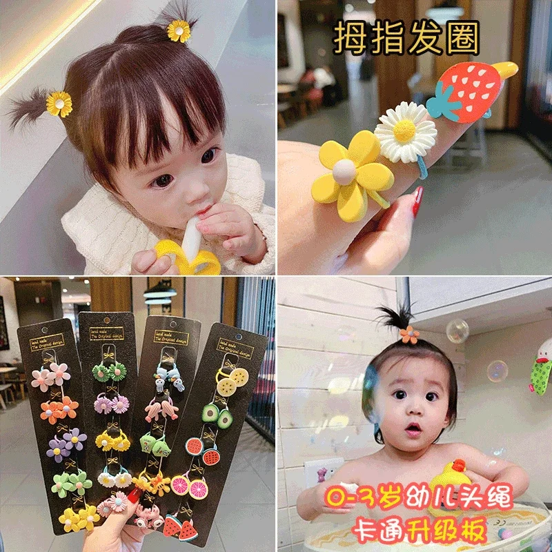 Аксессуары для волос для девочек, резинки для волос, резинки для волос Cheveux, повязки на голову, эластичная бандо с начесом, корейские детские Colets Para Cabello, милые