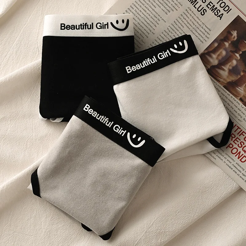 3 ks/sada dámských bavlněných měkkých prodyšných kalhotek, pohodlných bezešvých kalhotek - náhled 4