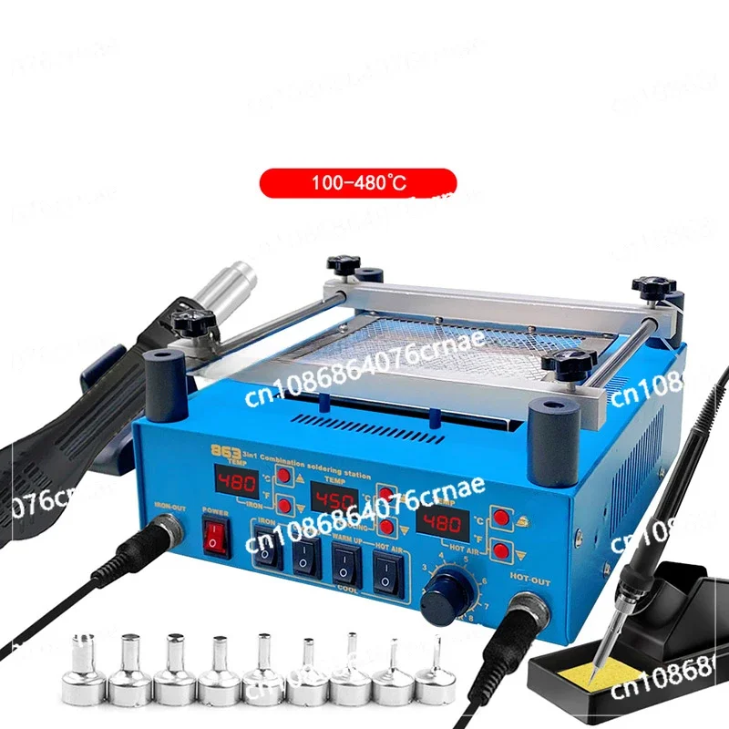 Rework Solder Station Electric Soldering Iron IR Infrared Preheating Station