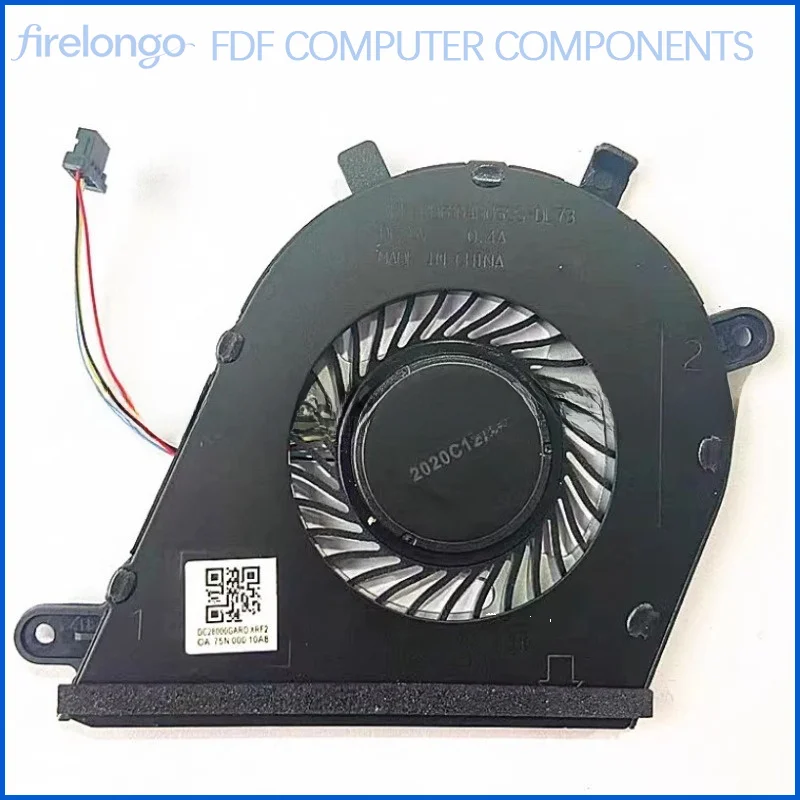 For Dell Inspiron 13-7370 7373 7380 P83G Cooling Fan Replacement High Performance Laptop Fan