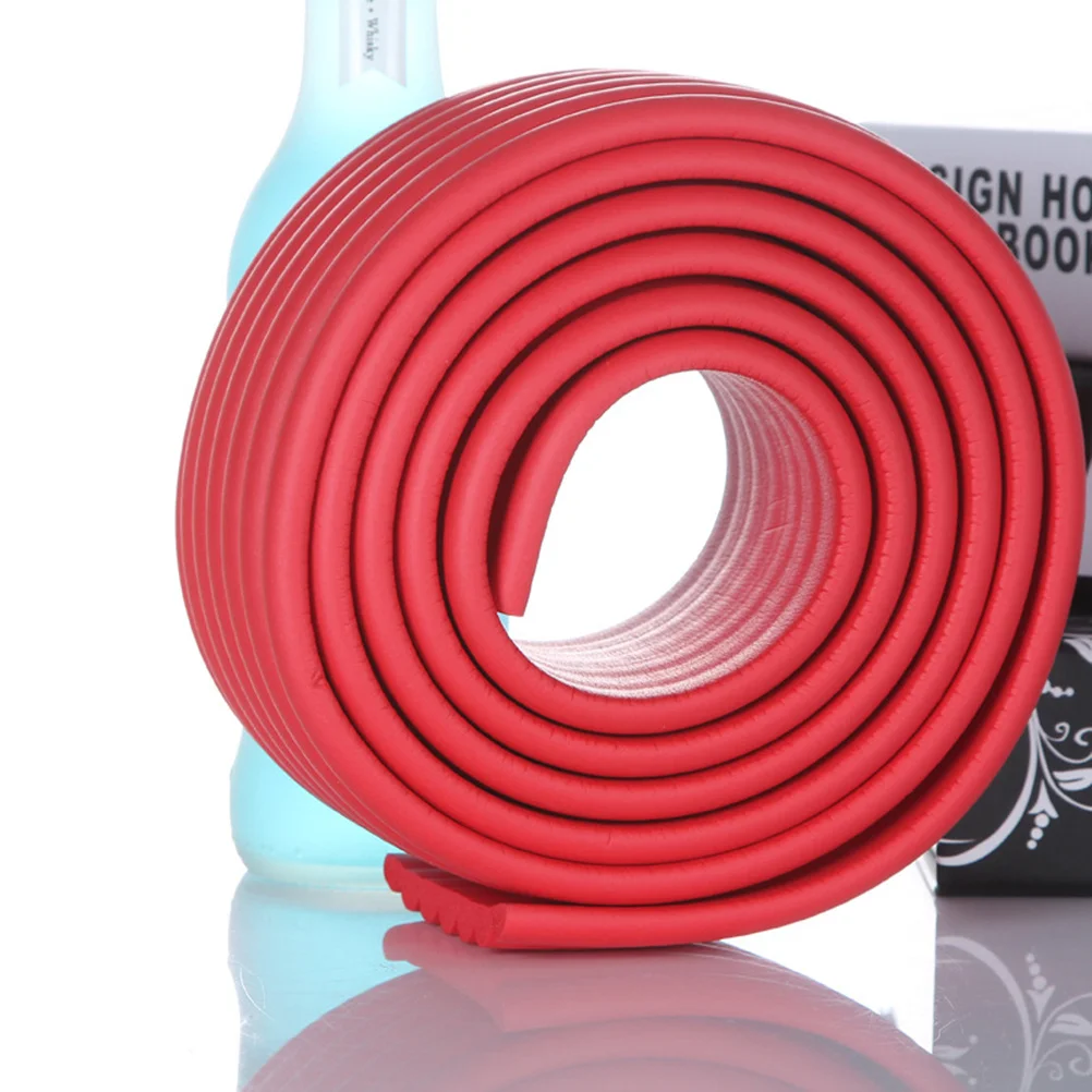 

W-образная утолщенная защита для детского стола, защитная подушка, бампер для предотвращения столкновений, красная, универсальная, впитывающая, безопасная