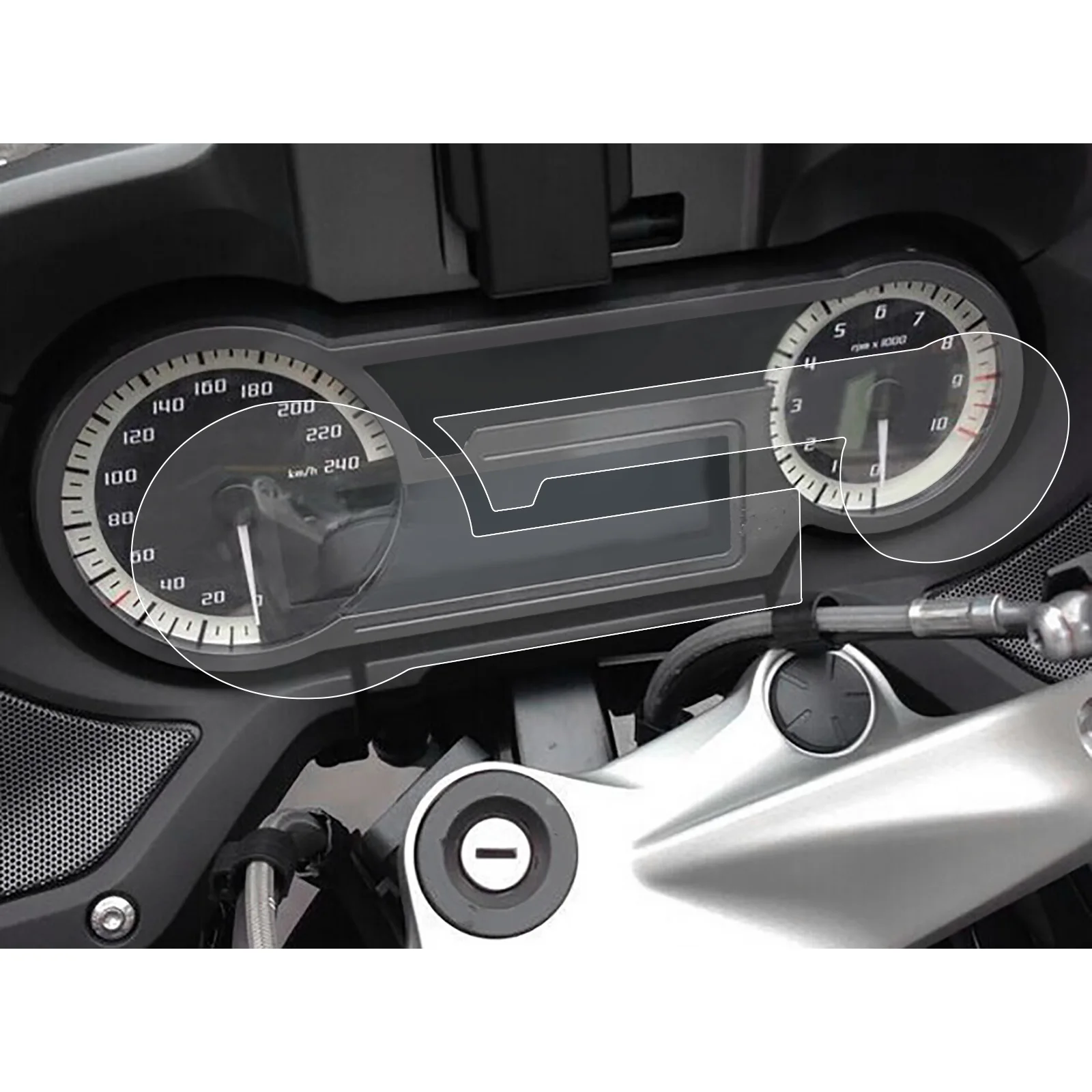 For R1200RT R 1200 RT R1200 RT 2014-2020 Speedometer Guard Cluster Screen Scratch Protection Film Dashboard screen Protector