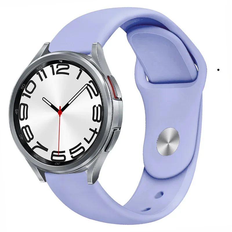 Cinturino in silicone da 20 mm per Samsung Galaxy Watch 4 5 6 7 40mm44mm Bracciale Correa Band Samsung Watch 6 4 Classic 43mm 47mm 46mm Cintura