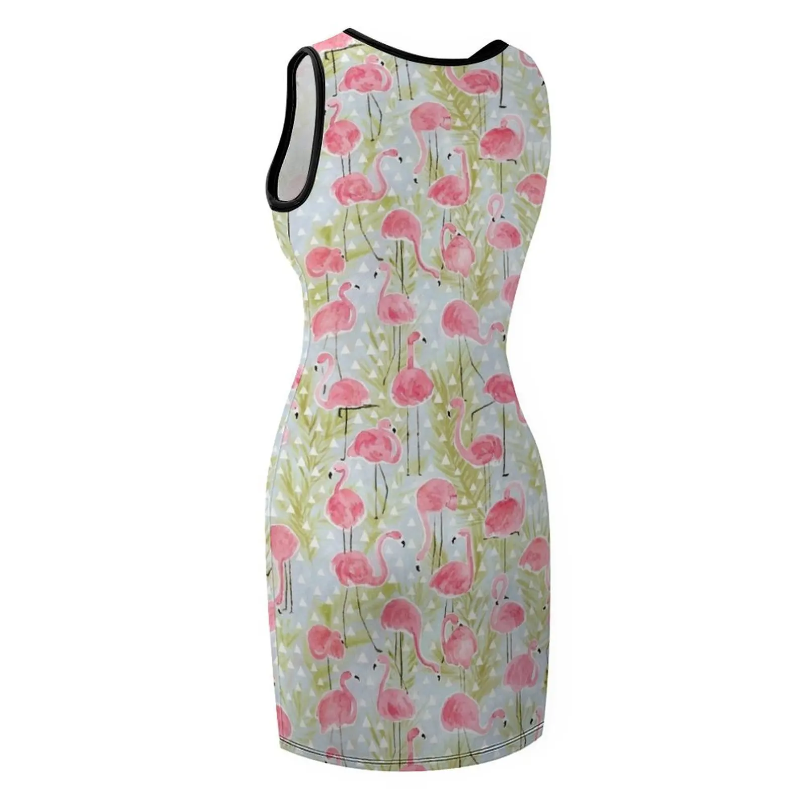 Böhmische Flamingos, ärmelloses Sommerkleid, Sommerkleider für Damen, Kleider für Ballkleid, Sommer-Abendkleider, Luxus 2025,