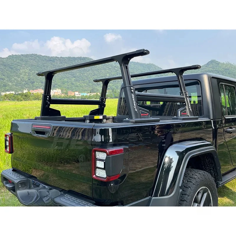

4X4 Lage Adjustable Height Ute Tray Cargo Tonneau Cover Combo Car Pick Up Ladder Truck Bed Rack Gladiator