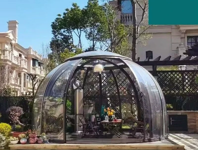 شرفة خارجية، بيت الفقاعات، فناء ذو المناظر الطبيعية الخلابة B & B، مطعم خارجي شفاف، Sollнçeszыыыыыыыыыыыыы].