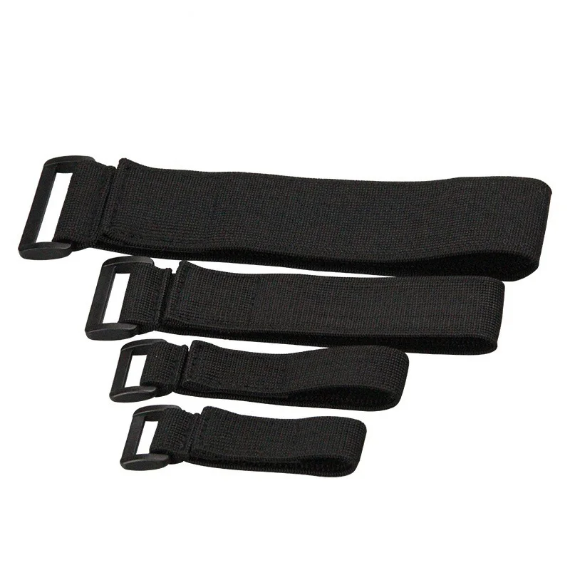 5pcs Elastic Reverse Buckle Nylon Elastic Hook-and-loop Fastener Self-adhesive Cable Ties Straps Sticky 벨크로 Sewing accessories