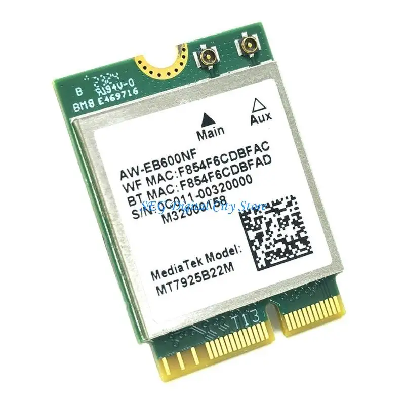 U75B سريع M.2 NGFF واي فاي بطاقة محول الشبكة 2.4Ghz/5Ghz/6Ghz BT5.3 واي فاي محول بطاقة لاسلكية محسنة #6