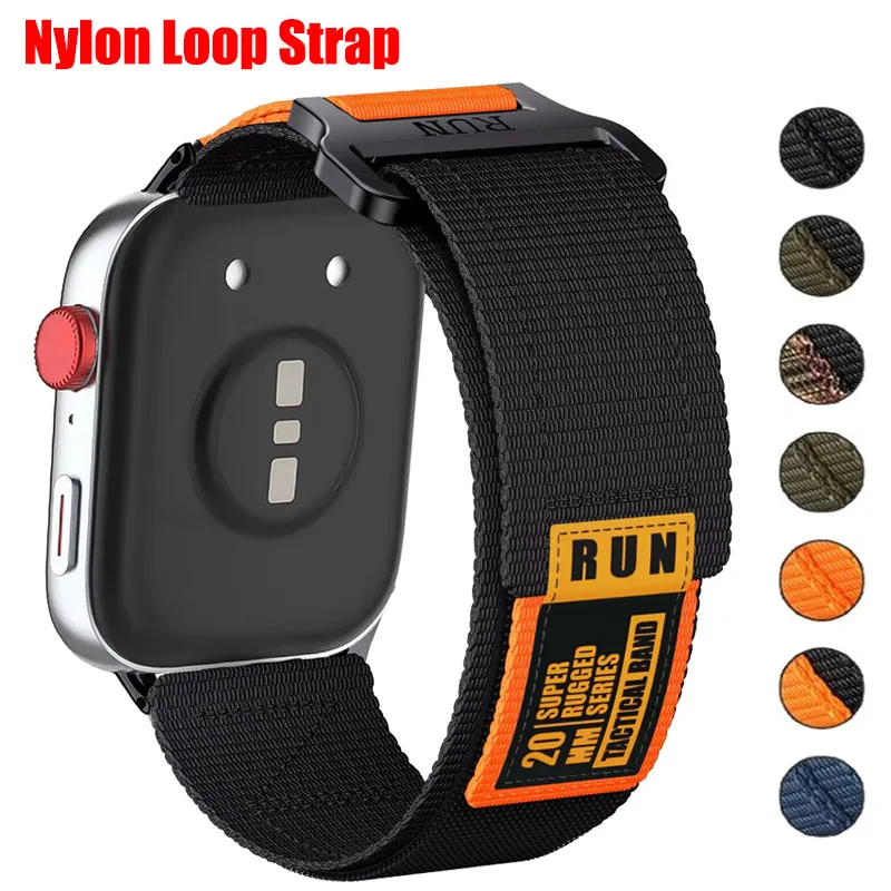 Nylon Loop Tactical Strap for Huawei Watch Fit 3 Breathable Sport Bracelet Watchband for Huawei Watch Fit 2/1 Band Accessories