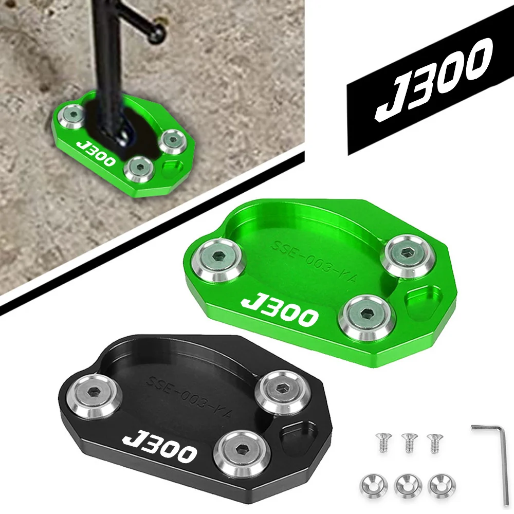 

For Kawasaki J300 Motorcycle Kickstand Foot Pad Side Stand Enlarger Sled Sidestand J 300 2011 2012 2013 2014 2015 2016 2017-2023