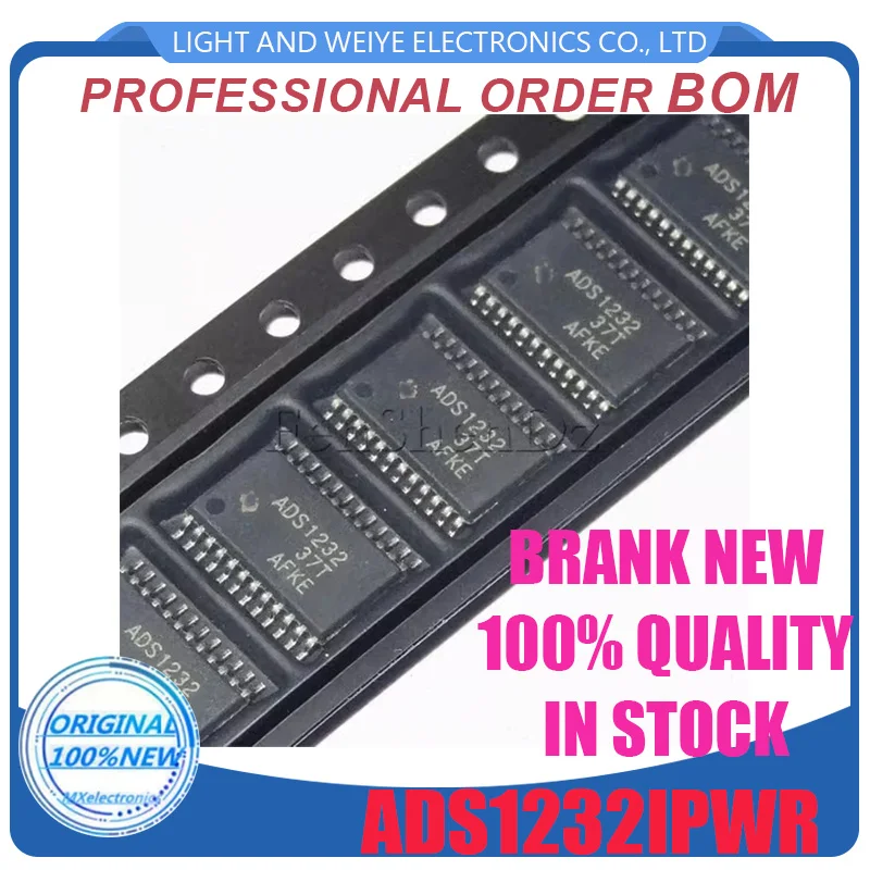 5pcs /lot ADS1232IPWR ADS1232IPW ADS1232 TSSOP24 New Original in Stock