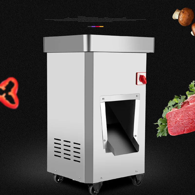 

Commercial Electric Slicer Meat Cutter Machine Stainless Steel Meat Slicer Vegetable Pork Beef Cutting Shredded Diced