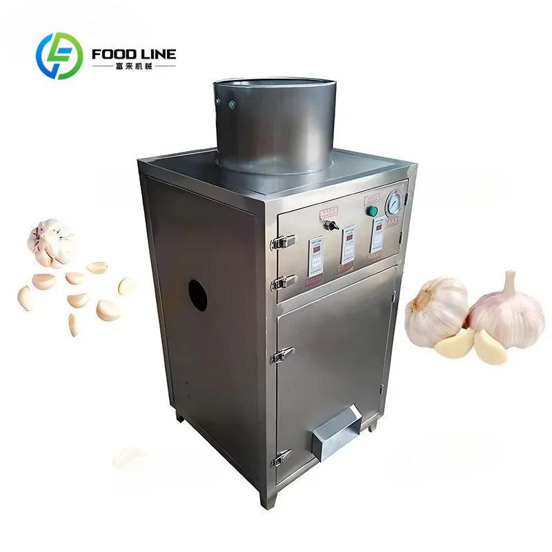 Customized New Commercial Garlic Peeler 304 Stainless Steel 220/110V Pneumatic Garlic Peeling Machine  for Hotels & Restaurants