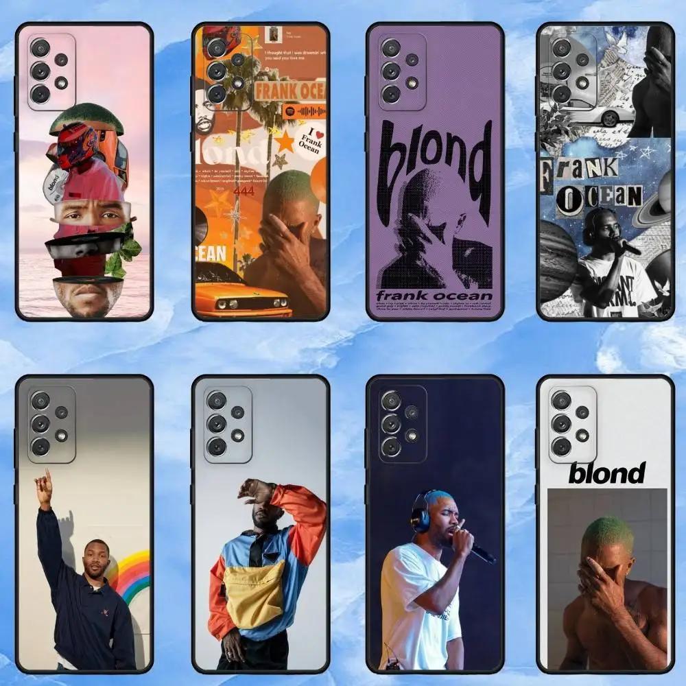 

Cool F-Frank-OCEAN Singer Phone Case For Samsung Galaxy A73,A72,A71,A70,A53,A52,A51,Soft Silicone Black Cover