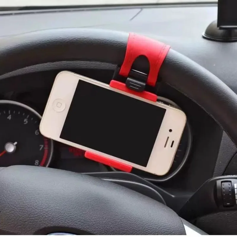 

For Universal Car Steering Wheel Phone Holder, Portable Navigation Mount Stand Accessories