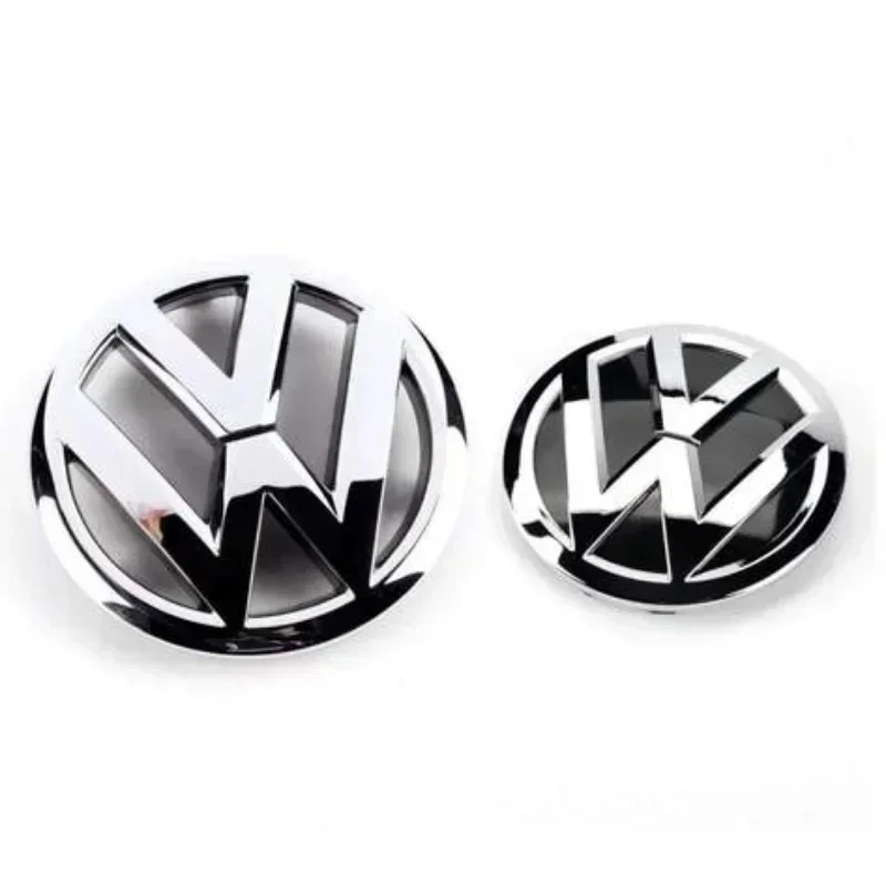 100/130mm OEM 5C6853601/C6853630E for Volkswagen VW Jetta MK6 2011-2014 Car Front Grille Badge Rear Trunk Emblem Accessories