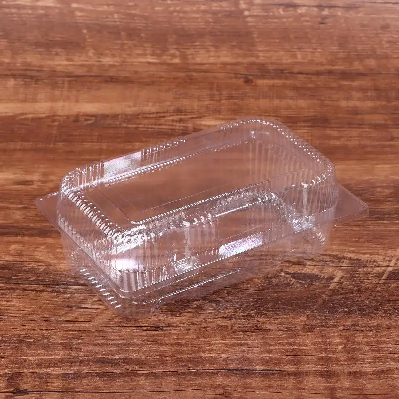【S】10/50/100Pcs Multi-Purpose Clear Plastic Boxes Disposable Containers For Bakery Fruit Salad Sushi Dessert Takeout Party