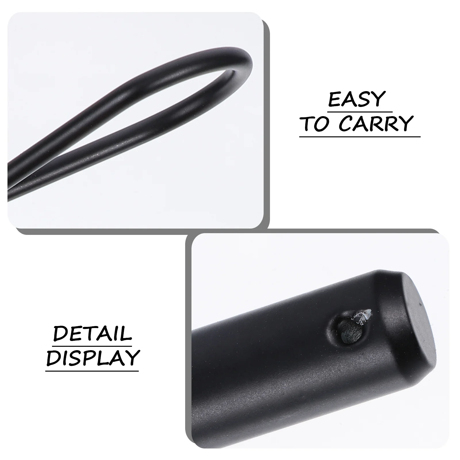 

2pcs Trailer Hitch Receiver Lock Pin Heavy Duty Iron Black Coated Anti Theft Car Supplies Parts Accessories Hook