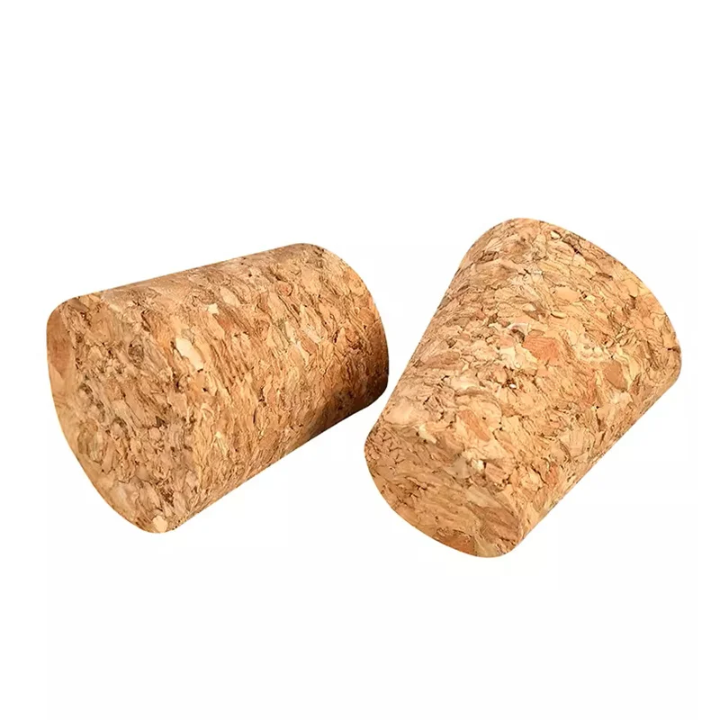 

crapelles 5 Pieces Tapered Cork Plugs, Premium Blank Wine Corks Wine Stoppers Replacement Corks