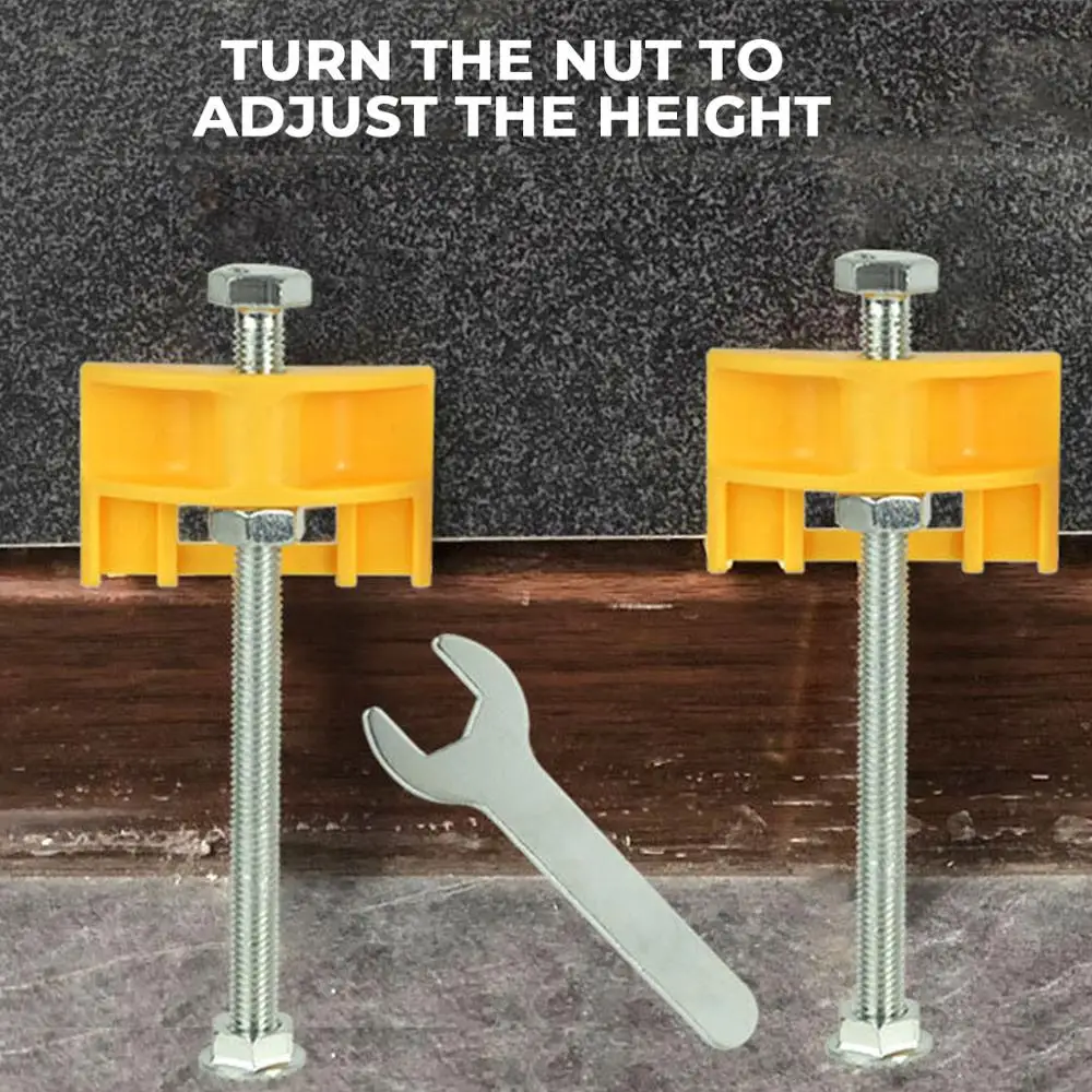 

Wall Tiles regulator Manual tile Locator Height Adjustment Positioner Leveler Ceramic Fine Thread Rising Construction Tool