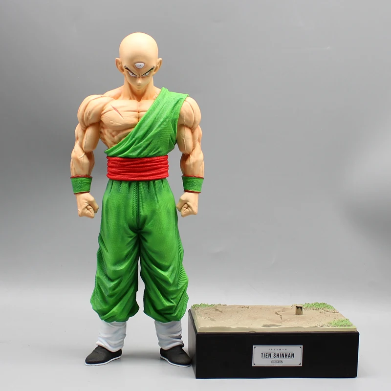 Figurine d'action Dragon Ball Anime, Tien Kendhan Chaoz, Gk, modèle fait à la main, statue entourant le bureau, jouets de collection, cadeau, nouveau