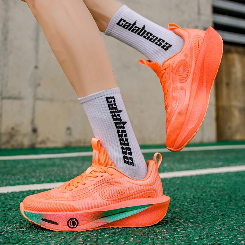 

Unisex Running Shoes Professional Training Marathon Match Anti Slip Sneakers Outdoor Couple Tennis Shoes for Men Women