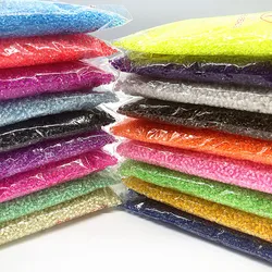 15g/lot 2mm 3mm 4mm Effect of Dyeing Heart Charm Czech Glass Seed Beads DIY Bracelet Beads for Jewelry Making Accessories