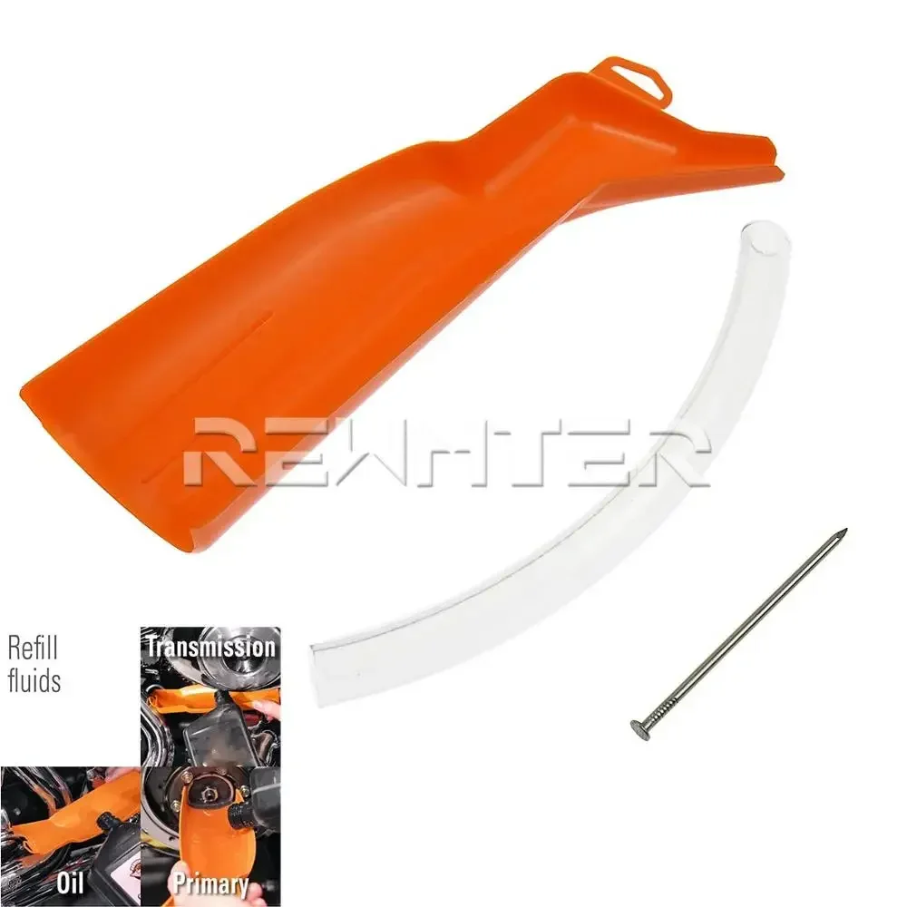 Motorrad Primäre Fall Öl Füll Trichter Öl Filter Abdeckung Trichter Set Für Harley Touring Dyna Sportster XL883 Softail Fat Boy FLHT