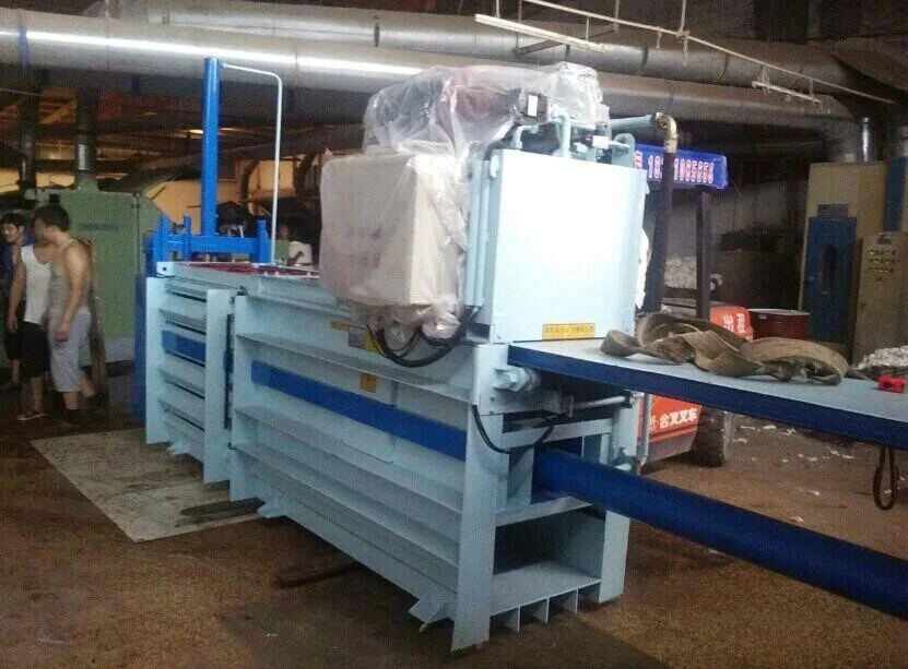 New single-chamber hydraulic cotton baler for textile fiber balers with core motor and programmable controller components