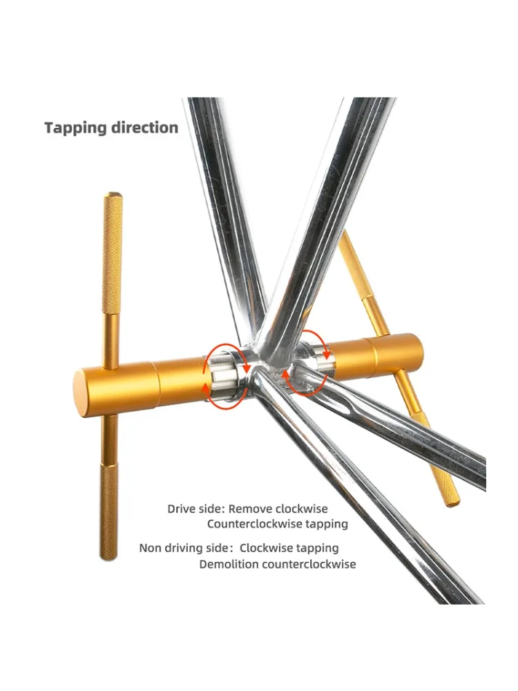 AliExpress NONE AXI Bicycle BSA Thread Bottom Bracket Tapping High Strength Steel Tool BC 1.37x24TPI Bike Frame Aluminium Alloy Repair Tools Kit