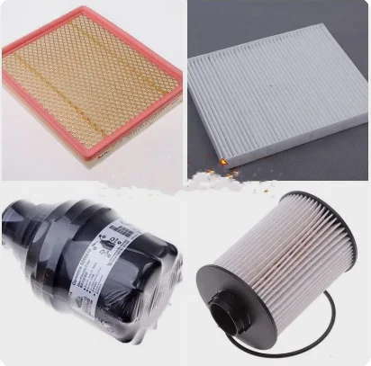 4 PCS Filter Kit, Air Filter, Air Conditioner Filter, Oil Filter,Diesel filter For FOTON tunland C ummins 2.8 engine