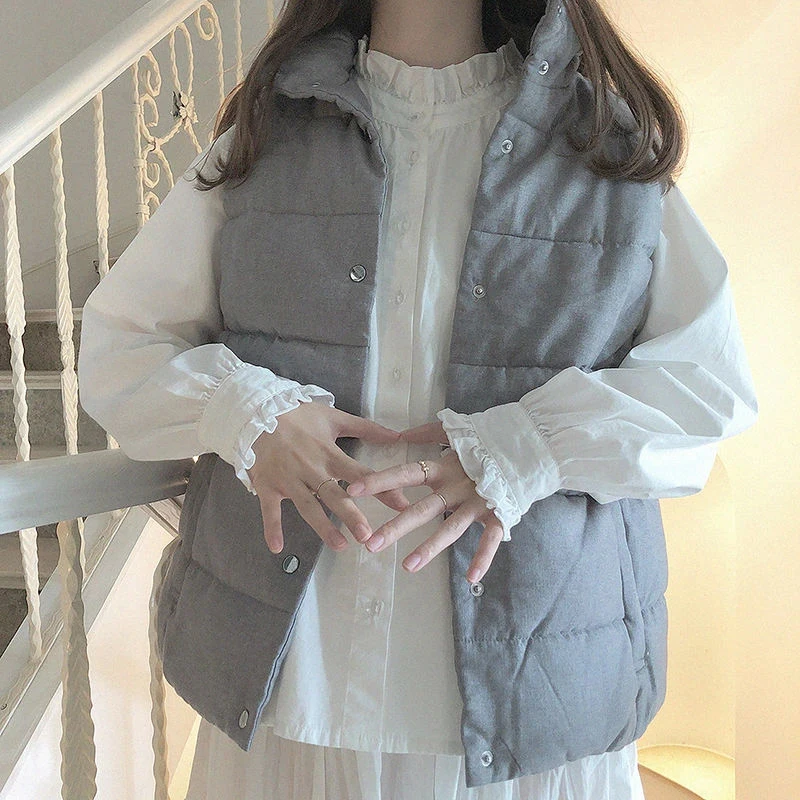 MEXZT Sweet White Shirts Women Kawaii Ruffles Lantern Sleeve Blouses Student Preppy Harajuku Lolita Japanese Korean Casual Tops