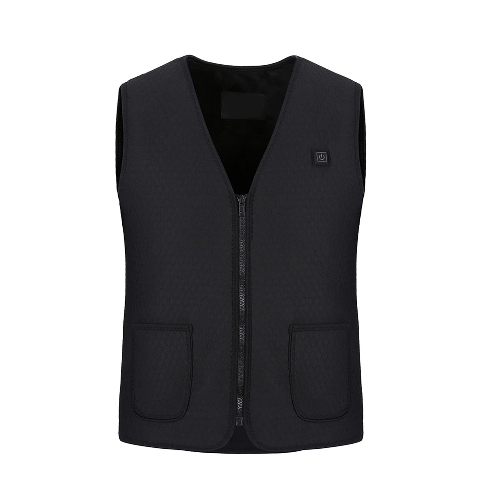 

Back Pain Relief Heated Vest Electric Heated Vest Adjustable Lightweight USB Rechagable Back Pain Relief Heating Warm Waist US M