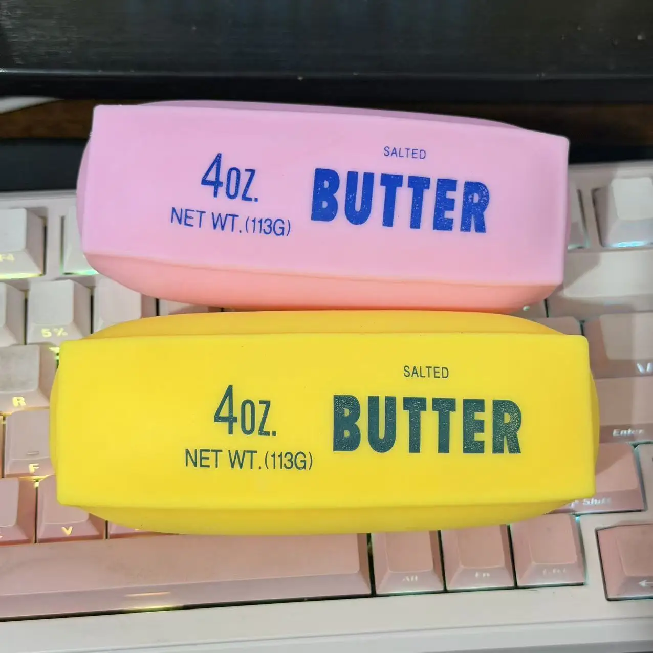 Gas Flour Filled ASMR Anti Stress Release Hand Relax Gift  Adult Toy Butter Stick Squishy Stress Ball Fidget Crunchy Squeeze Toy