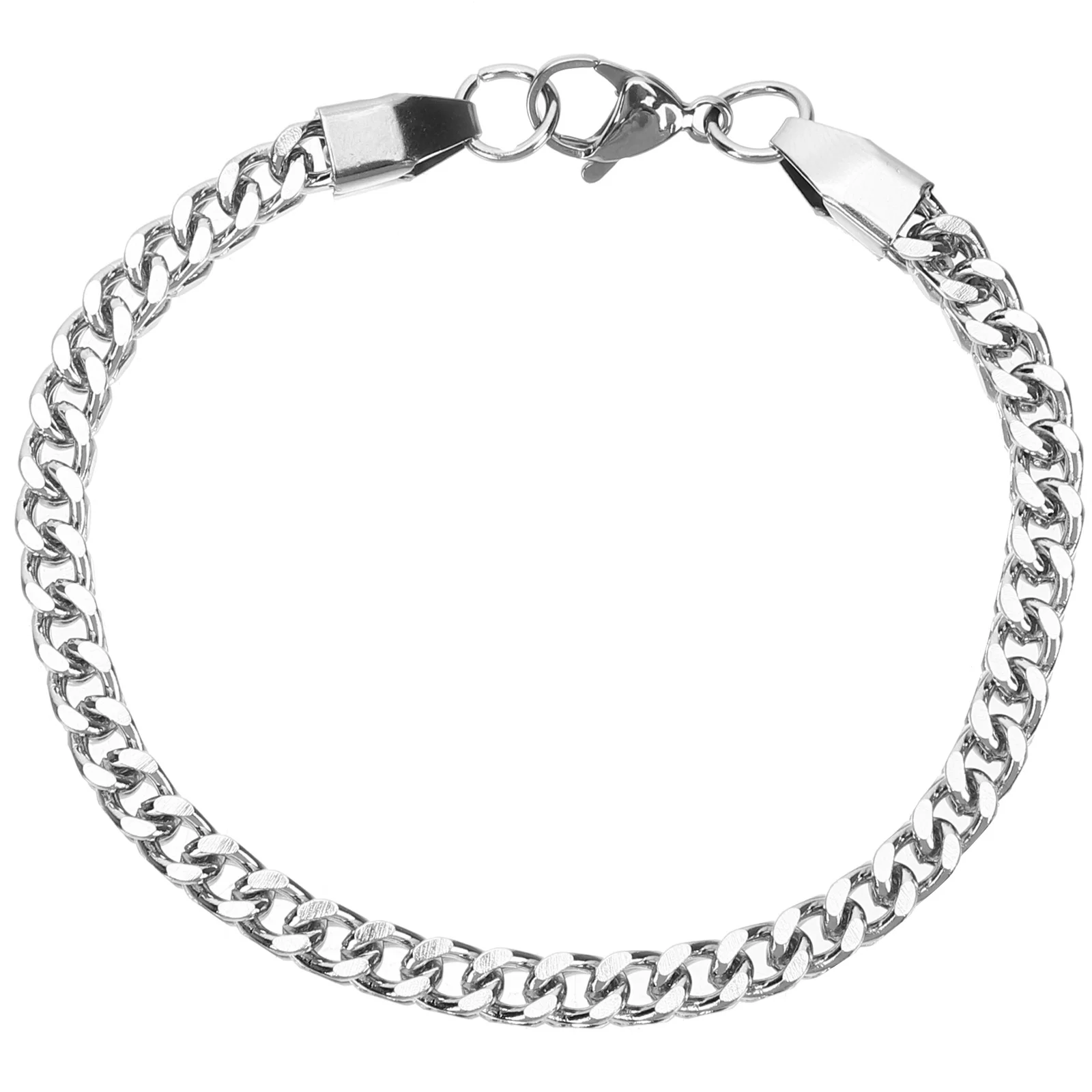 

Мужской браслет из нержавеющей стали, персонализированная цепочка на запястье, мужские украшения, крутой легкий, безопасный для кожи, повседневная одежда, подарок