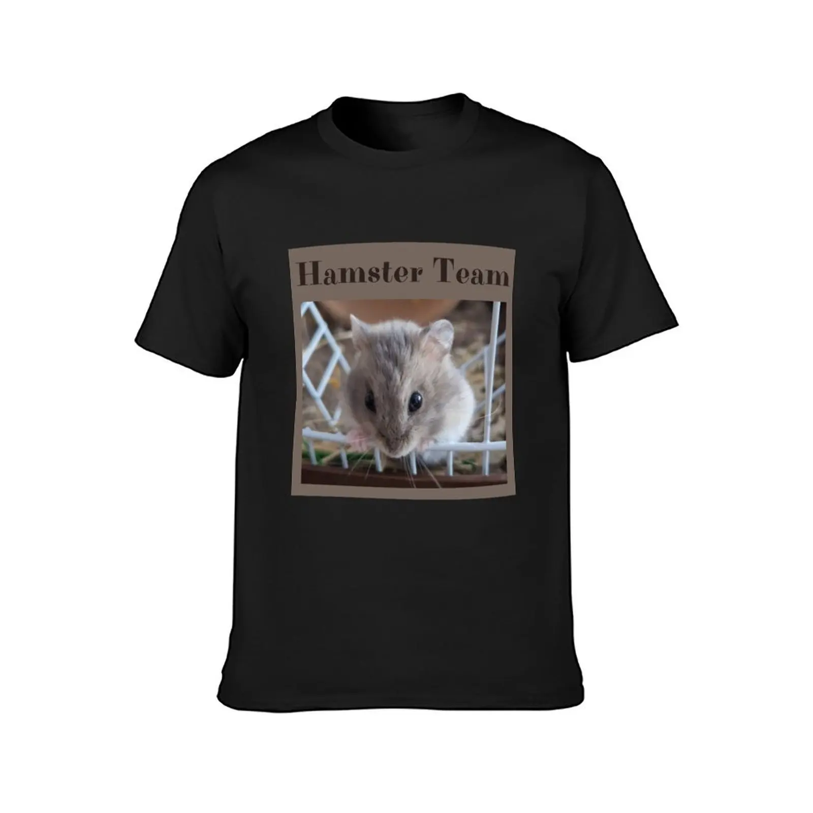 hamster team T-shirt summer clothes plus size tops customs design your own big and tall t shirts for men