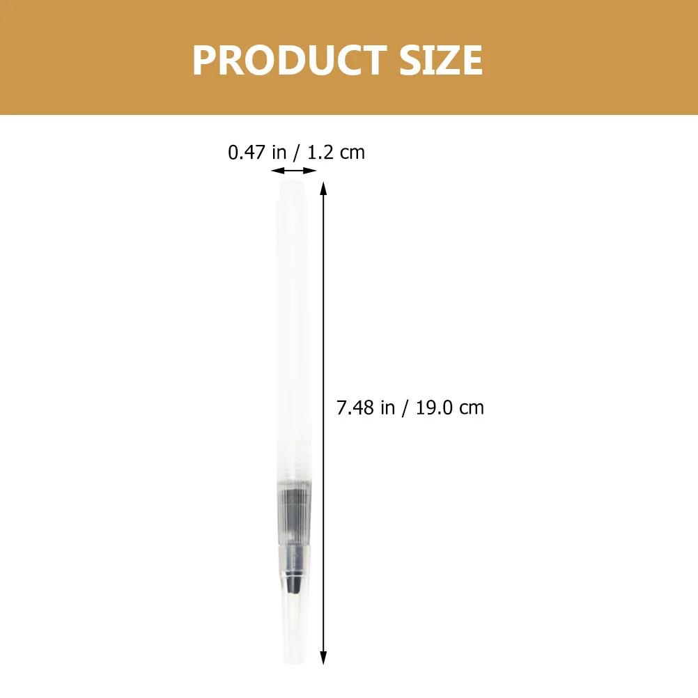 3 قطع من أقلام الطلاء المائية المحمولة للطلاب للفنانين والعودة إلى اللوازم المدرسية ومقبض مريح وخفيف الوزن