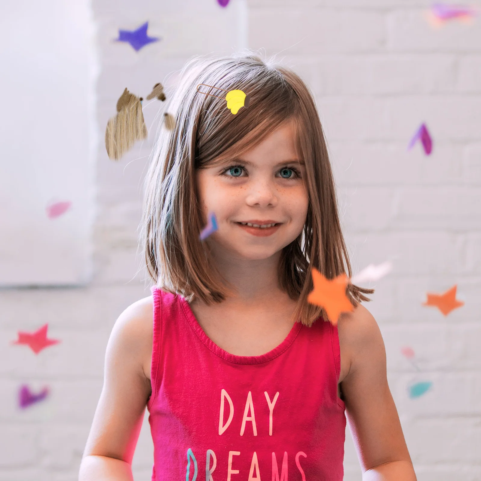 20 قطعة مشبك ورق ديكور ملون إبداعي متعدد الاستخدام لمشابك ملفات جميلة للمكتب والمدرسة