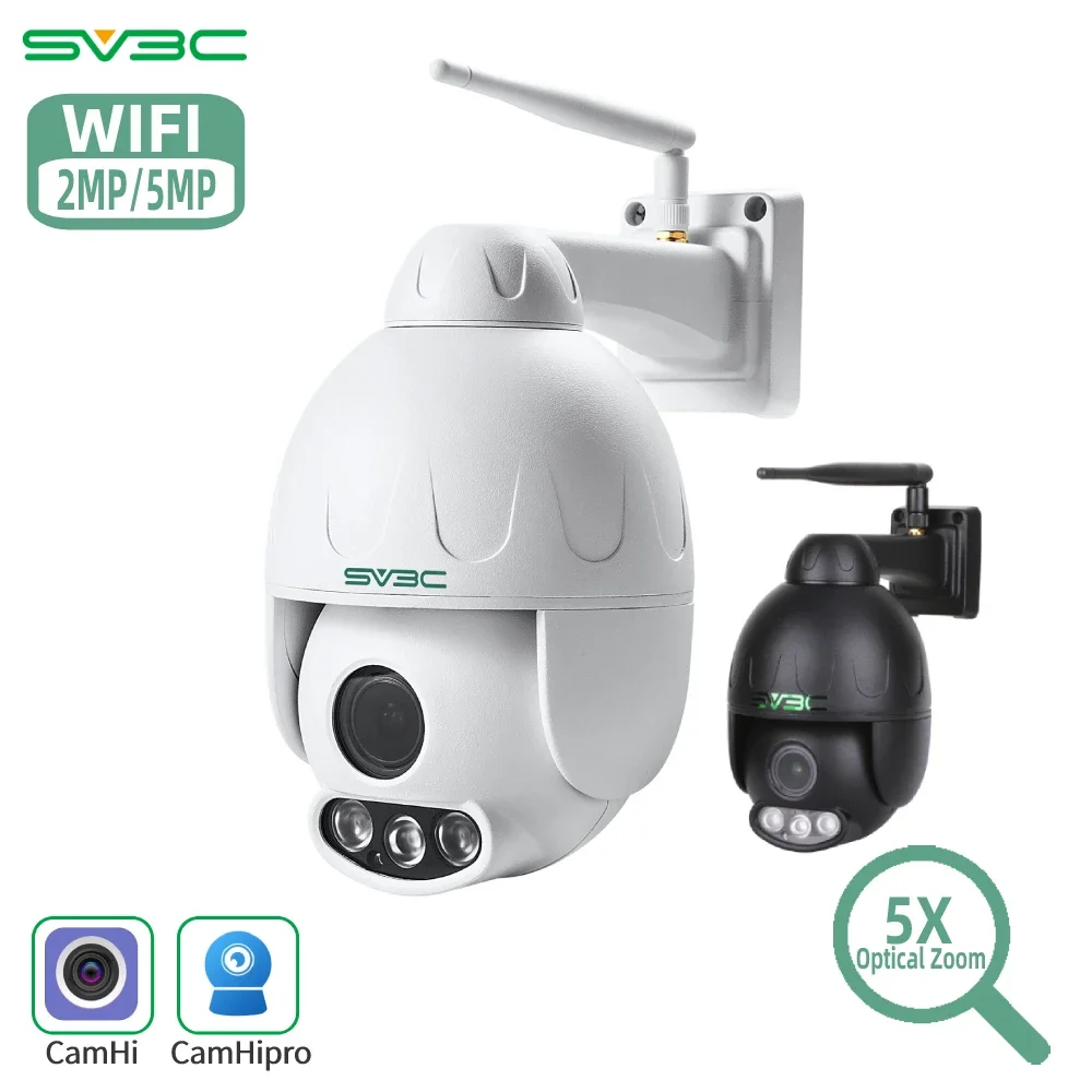 

SV3C 1080P PTZ IP Camera Outdoor Speed Dome Wireless Wifi Security Camera Pan Tilt 5X Zoom IR Network CCTV Surveillance Camera