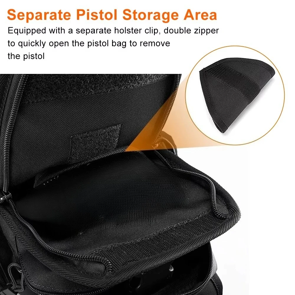 전술용 권총 가방, 은닉형 권총 보관 가방, 권총 홀스 - Edc Concealed Carry Sling Bag 리뷰 및 가격