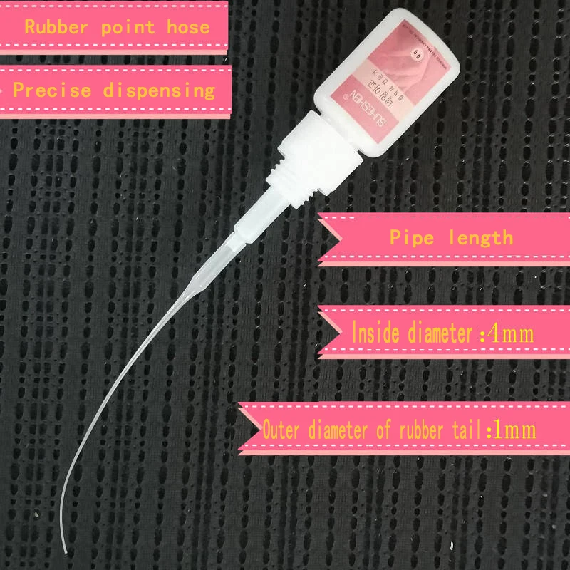 20 PCS Special Droppers for Glue Bottles - Precision Nozzles - Suitable for Model Toys, Experiments, Home Use, Etc.