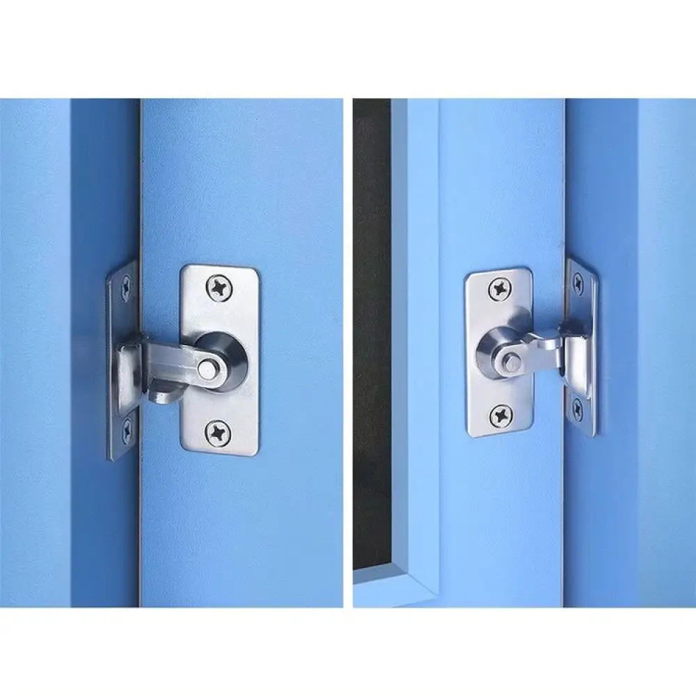 Security Flip Latch 90 Degree Right Angle Stainless Steel Bolt Lock For Sliding Barn Doors Interior Room Gate Hardware