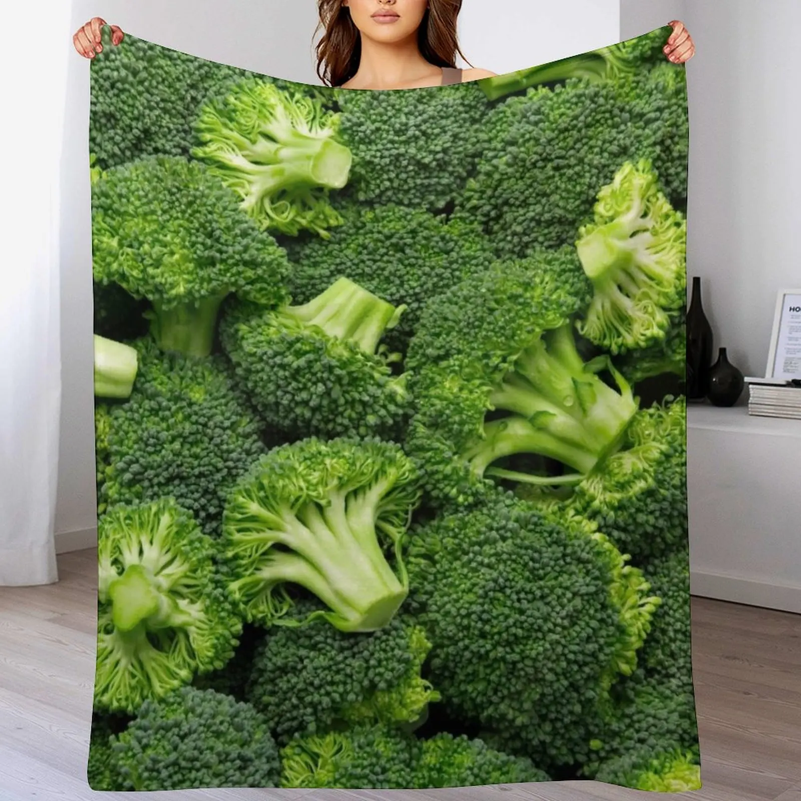 

broccoli Throw Blanket Warm Comfortable Blanket Gift for Parents Friends