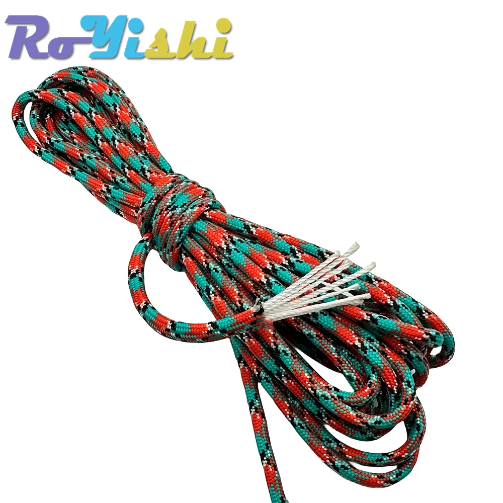 5M 550lb Paracord Rope 7 Cores Dia 4mm Nylon Parachute Cord Outdoor Survival Lanyard DIY Bracelet Tent Guyline Hiking Camping Ac