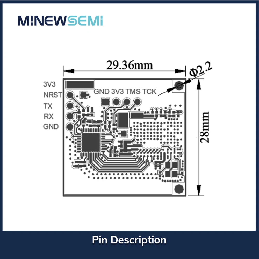 60GHz mmWave Radar Sensor Monitoring MS72SF1 Low Power Human Presence Sensing Module With USB to TTL Module