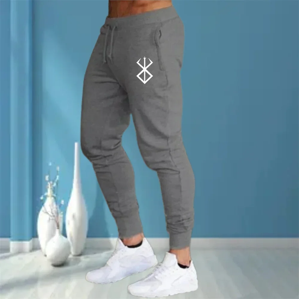 

2024 New Men Sweatpants Spring And Autumn Trousers Casual Fitness Running Oversized Size Breathable Exercise Men's Thin Pants