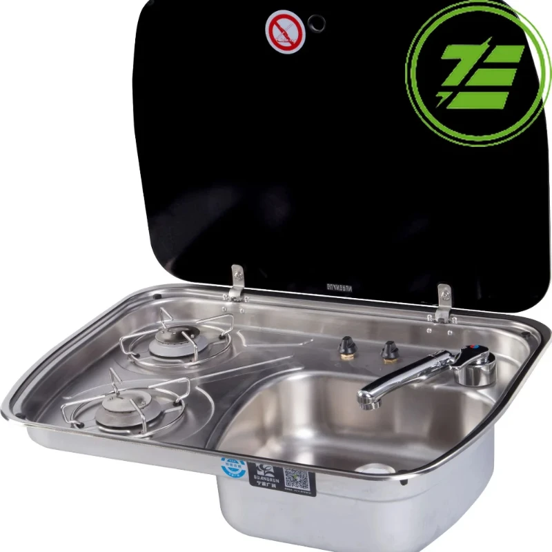 RV gas stove and motorhome sink glass cover yacht gas stove trailer camper van accessories