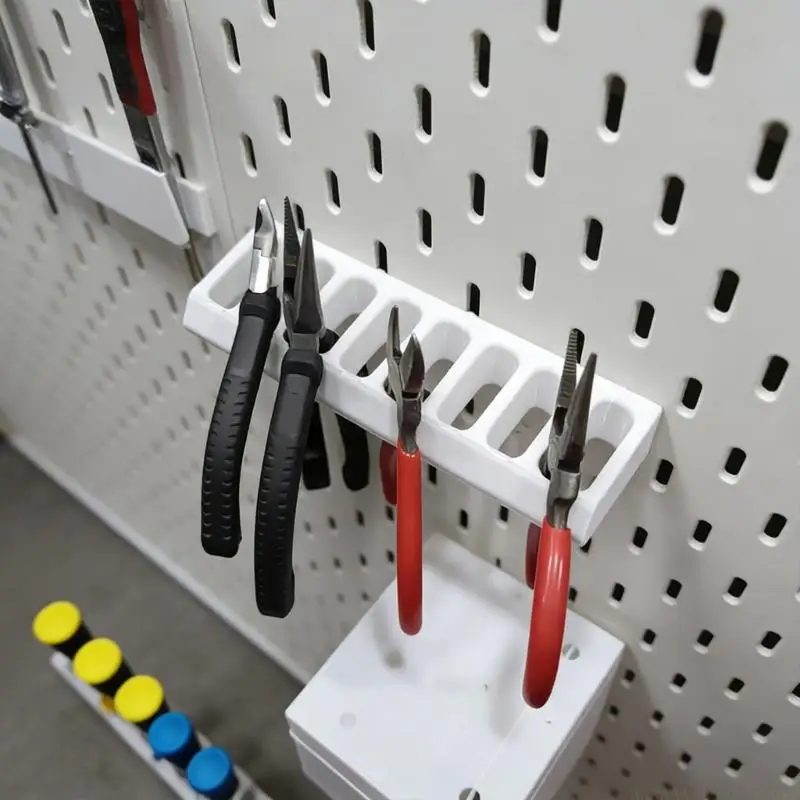 A2BE Plastic Tool Storage Rack Screwdriver Plier Holder Organizers For Efficient Garage Or Workshop Organization