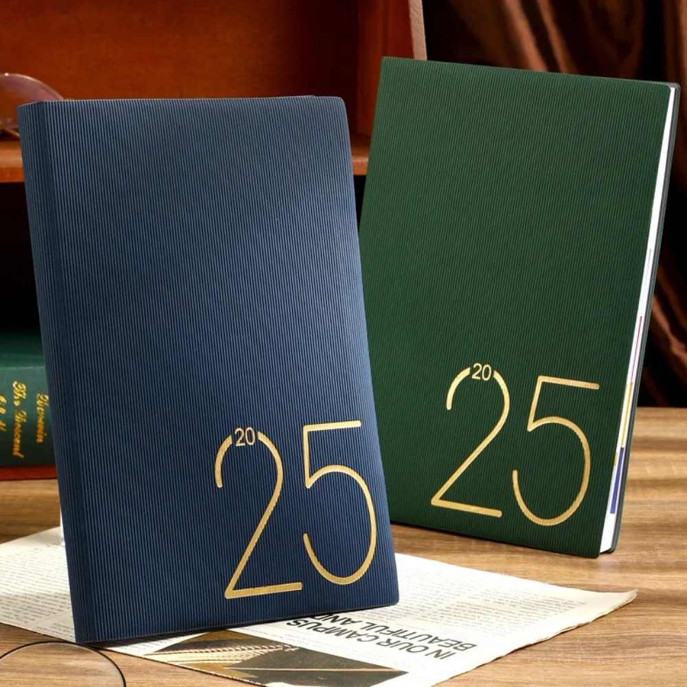 Cuadernos A5 2025 Planner Notebooks 365 Days 400pages Diary Writing Pads Notepad Note Book Schedule Journal Stationery