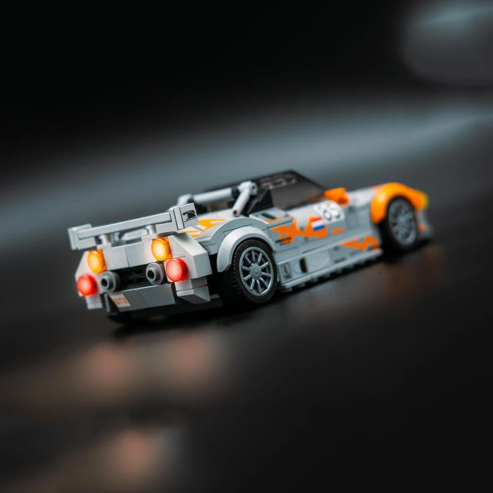 Poladeer 325-teiliger C8 Spyder GT2-R MOC DIY Auto-Rennwagen Baukasten Hobby-Montagemodell Spielzeug Bausteine Geburtstagsgeschenke für Kinder – Detail 2